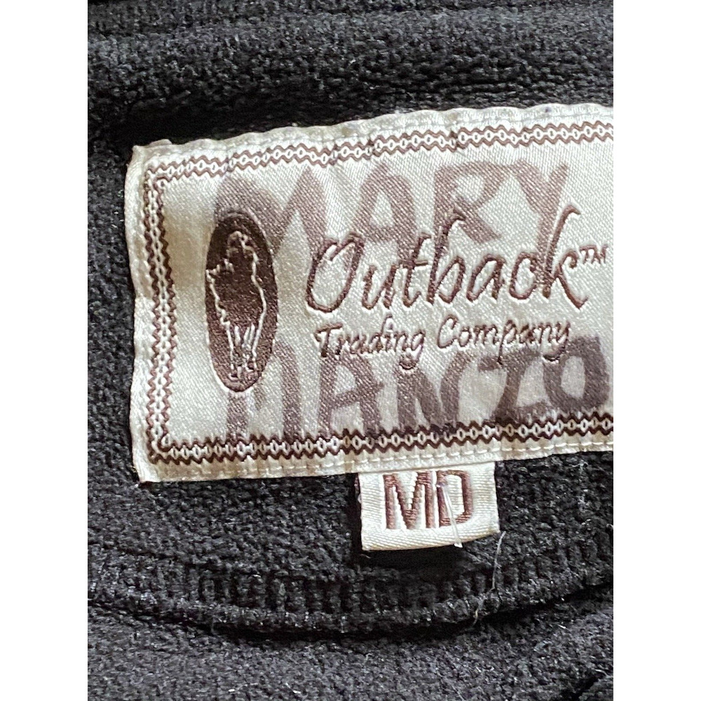 Outback Trading Co. Santa Fe Western Embroidered w/Black Back Vest Women’s MD - Picture 3 of 7